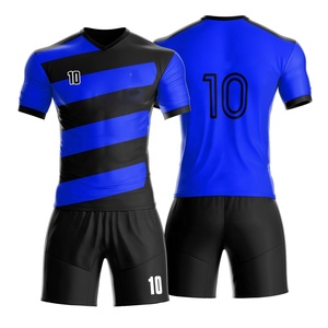 Conjunto de camiseta de fútbol juvenil personalizable último diseño con impresión totalmente por sublimación nuevo traje de uniforme de fútbol - Product Image 2