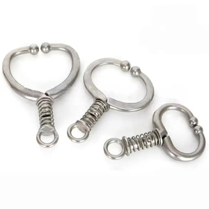 1Pcs Cattle Nose Plier Stainless Steel Automatic Cow <b>Spring</b> Nose Pliers Cow Nose <b>Clip</b> Traction Tool Cattle Ring Animals Supplies - Product Image 3