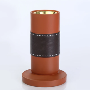 Quemador de Incienso NobleNoor, Soporte de Incienso Artesanal Premium de Madera y Cuero con un Impresionante Diseño Árabe Multicolor para Oud - Product Image 3