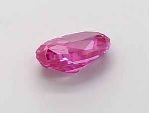 Diamant de laboratoire ovale 0,43 CT, violet vif fantaisie, certifié IGI, clarté VS1, polissage excellent, qualité supérieure CVD, pierre brute fine - Product Image 5