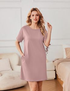 Camisón de Secado Rápido para Mujer, Ligero, Sin Arrugas, Cómodo y Transpirable, Ropa de Dormir Moderna para Damas - Product Image 2