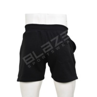 Shorts de sport pour hommes OEM avec ceinture élastique confortable, pour la course, la gym, la compression, l'entraînement, 100% coton uni