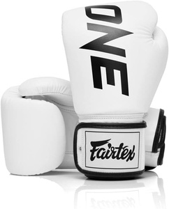 นวมชกมวย Fairtex รุ่นใหม่ หนังแท้ สีดำ สำหรับมวยไทย ซ้อม ฝึกซ้อม และต่อสู้ MMA - Product Image 1
