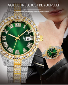 Diamond Men's Watch Quartz Watches HipHop Bling Wristwatch for Men 62481 - Product Image 5