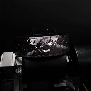 Ceinture de musculation réglable et respirante en cuir de vache véritable pour hommes et femmes, avec levier de soutien dorsal pour la force athlétique - Product Image 3