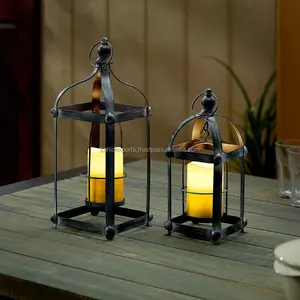 Lanternes à bougies en bambou doré antique de luxe pour la décoration de la maison à la Saint-Valentin par Zahid Exports en Inde - Product Image 5