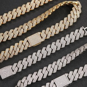 VVS Moissanite Cuban Link Necklace for Men with Iced Out Claw Setting and 925 Sterling Silver Design for Mens - Product Image 5