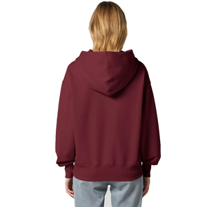 <b>Women's</b> New Casual Loose Fit <b>Hoodies</b> Pullovers <b>Blue</b> Custom Solid Color <b>Women's</b> Solid Color Pocket <b>Hoodies</b> - Product Image 3