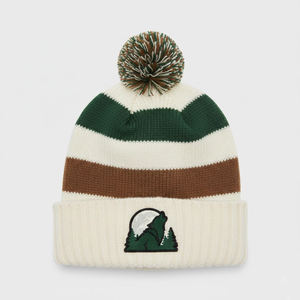 Nuevos Gorros de Cachemira de Lujo con Etiqueta de Gamuza, Logotipo Personalizado, Gorros Tejidos Cálidos para Invierno, Jacquard 2026 - Product Image 1