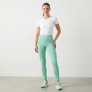 Leggings de yoga taille haute pour femme avec logo personnalisé, contrôle du ventre, pantalon de sport sans couture pour fitness, gym, course et activités athlétiques - Product Image 5