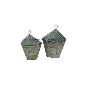 Maceta para colgar en la pared, maceta para plantas, soporte galvanizado para interiores y exteriores, maceta para decoración del hogar, soporte de flores a precio mayorista - Product Image 2