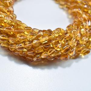 Natural Yellow Citrine Faceted Nugget Shape Gemstone Beads 4x5-5x7mm Loose Citrine Beads Strand Genuine Citrine <b>Stone</b> Beads Bulk - Product Image 3