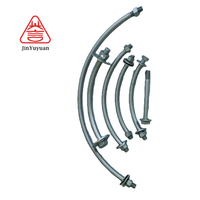 Boulon d'ancrage ovale galvanisé haute résistance pour le renforcement du béton, la toiture, l'utilisation industrielle, avec protection anticorrosion