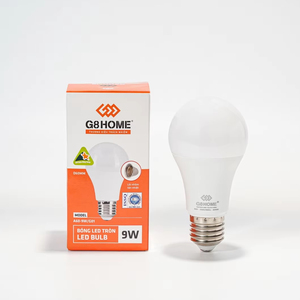 Bombillas LED al por mayor SKD A60 9W, 6500K, 220V, cuerpo de aluminio, base B22/E27, 770Lm, CRI83, 20,000 horas de duración. - Product Image 1