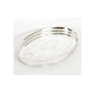 Plateau en métal léger mais résistant, idéal pour les repas quotidiens en famille, les services de traiteur et les arrangements de table de buffet. - Product Image 5