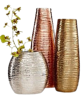 Piezas decorativas de metal hechas a mano con recubrimiento en polvo de primera calidad y detalles artísticos, ideales para decoración moderna y clásica.