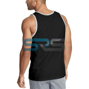 Última Moda en Camisetas de Tirantes Transpirables de Punto para Hombre, Ropa Deportiva Personalizada de Secado Rápido para Gimnasio, Disponible en Línea - Product Image 5