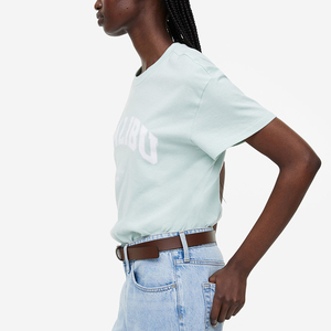 Vente en gros de t-shirts personnalisés pour Noël pour enfants et femmes, design Père Noël, imprimé numérique, polaire 100% coton - Product Image 2