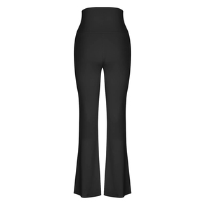 Plus Size Soft Yoga <b>Legging</b> For Women High Stretch Flare Pants With Boot Leg Elevate Flared <b>Leggings</b> Solid <b>Pattern</b> - Product Image 2