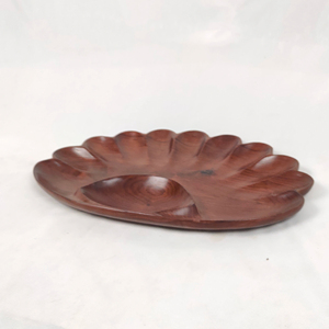 Bandeja de Servir de Madera Ecológica Hecha a Mano de Primera Calidad con Opción de Logotipo Personalizado, Asas de Metal con Acabado Natural, Precio al por Mayor - Product Image 1