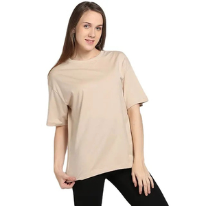 T-shirt respirant en jersey de coton à manches courtes pour femme, coupe régulière, motif graphique, idéal pour la course, le yoga et le fitness en extérieur (vente en gros) - Product Image 1