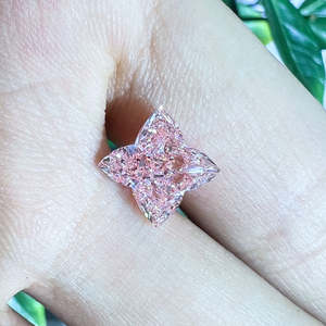 Venta al por mayor de diamantes cultivados en laboratorio de color rosa fantasía con certificado IGI de 1-10 quilates, varias formas, venta directa de fábrica, diamantes sueltos cultivados en laboratorio. - Product Image 4