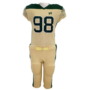 Plus Size Breathable 100% Polyester American Football Uniform Customizable High Quality Wholesale <b>Top</b> Selling Durable Material - Product Image 1