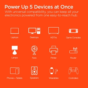 Multipresa a cubo con prolunga e porte multiple - Product Image 2