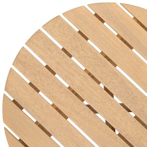 OEM personalizable ligero de madera de acacia Patio mesa de comedor duradero minimalista muebles de exterior formas opcionales para - Product Image 5