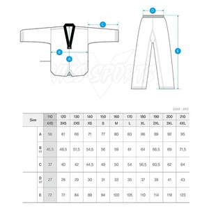 Uniforme de Jiu Jitsu Resistente, 100% Algodón, Kimono de Jiu Jitsu, Uniforme de Artes Marciales BJJ Gi en Venta - Product Image 6