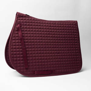 Juego de Almohadillas para Silla de Montar Personalizables de Primera Calidad en Rosa Brillante para Doma y Salto, con Forro de Tela Cómodo, Accesorios de Equitación - Product Image 1