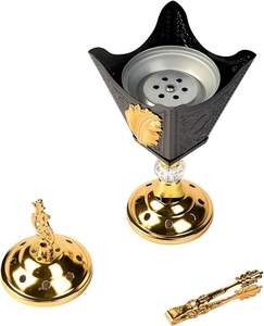 Quemador de Incienso Árabe de Lujo con Diseño Elegante para Aromatizar el Hogar, Decoración Islámica, Uso Religioso Ecológico - Product Image 3