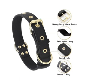 Collar de Perro de Cuero Vacuno Genuino Hecho a Mano con Diseño Floral, Collar para Mascotas Cómodo y Artesanal - Product Image 3
