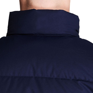 Chaqueta de Invierno Acolchada Impermeable con Cuello Alto de Lona de Alta Calidad con Logotipo Personalizado de Nuevo Diseño para Hombre - Product Image 5
