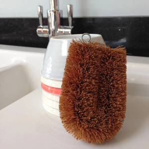 Coconut coir fiber <b>scrubbing</b> <b>brush</b> tawashi <b>brushes</b> household accessories kitchen cleaning tools - Product Image 6