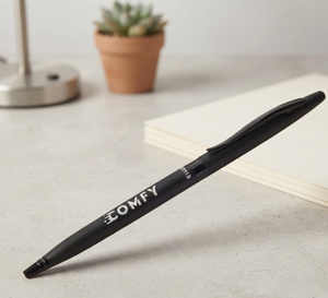 Meilleur prix Premium personnalisé 0.5mm noir métal stylo à bille roman affaires bureau et école utilisation boule d'acier idée cadeau - Product Image 1