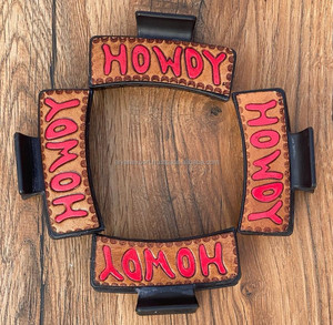 มาใหม่ล่าสุดร้อนขายสไตล์ตะวันตกทําด้วยมือเครื่องมือแกะสลักหนังผมกรงเล็บคลิปหนังกรงเล็บอุปกรณ์เสริมผมสําหรับผู้หญิง - Product Image 5