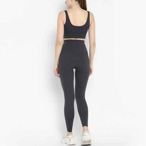 Conjunto de Yoga para Mujer, Colección 2026, Pantalones Largos hasta la Pantorrilla, Cintura Alta, Secado Rápido, Spandex/Poliéster, Alta Demanda, Venta al Por Mayor - Product Image 1