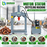 Machine de recyclage de moteurs entièrement automatique hydraulique Baonan avec pompe, moteur et composants d'engrenage, capacité de 1600 kg/h
