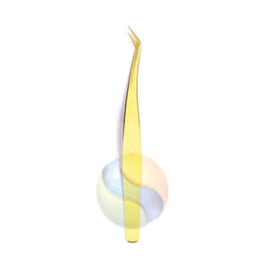 Pince à épiler de précision en acier inoxydable pour extensions de cils, antistatique, pour artistes professionnels, à pointe haute précision - Product Image 6