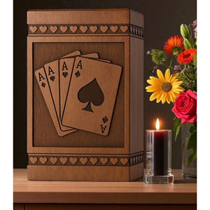 Eco-Friendly Wooden Urn for Biodegradable Burial Sustainable Bamboo Cremation Urn for Ashes by AYAANS - Product Image 4