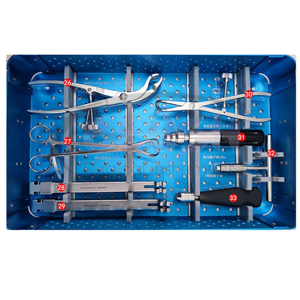 Orthopedic Surgical Box Lower Limbs Instrument Kit Titanium Alloy Lifetime Warranty By <b>Blush</b> Surgical - Product Image 1
