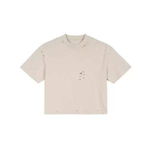 T-shirt de style streetwear hip-hop de qualité supérieure, respirant, épais, design premium, OEM, grandes tailles. - Product Image 6