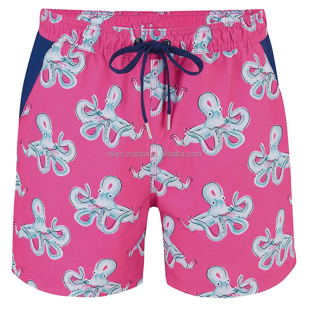 Custom Design Heren Zomer Snel Droog Strand Zwemshorts Heren Sublimatie Zwembroek Shorts Voor Heren