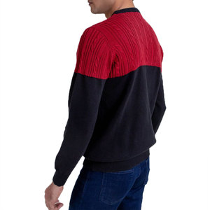 High Quality Custom Design Men's Casual OEM Sweater Jacquard Pattern <b>Pullover</b> Knitwear Long Sleeve Crew Neck <b>Jumper</b> Winter Shirt - Product Image 2