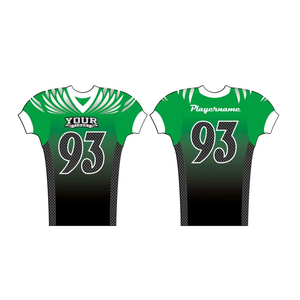 Latest Design Youth American Football Uniform Breathable Jersey Wholesale Team Sportswear - Product Image 3