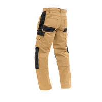 Pantalon de travail de sécurité pour hommes, grande taille, en polyester, infroissable, antibactérien, matériau durable, haute qualité, prix de gros