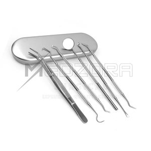 Kit de Instrumentos Quirúrgicos Dentales de Acero de Primera Calidad, Material Compuesto para Higiene Bucal, Kit de Limpieza Dental Manual Reutilizable - Product Image 5