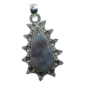 Pendentif en agate rouge en forme de larme, argent sterling 925, fait main, vintage, bohème, bijou statement, pierre précieuse naturelle, cadeau pour femme - Product Image 1