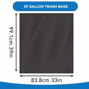 Bolsas de Basura Desechables en Caja, Paquete de 70 Piezas, Resistentes a Pinchazos y Desgarros, Capacidad de 39 Galones, Multiusos, para Limpieza del Hogar - Product Image 4